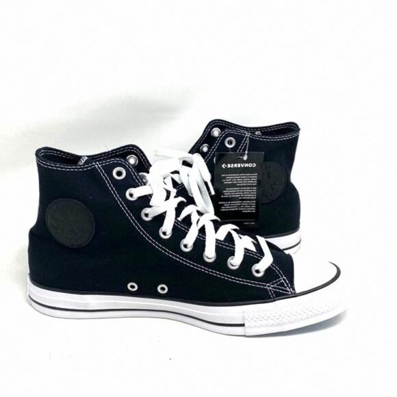 Converse Ctas High Top Canvas Black Wedding A02247C-BLKBLKWT Custom Sneakers Men - Picture 5 of 8